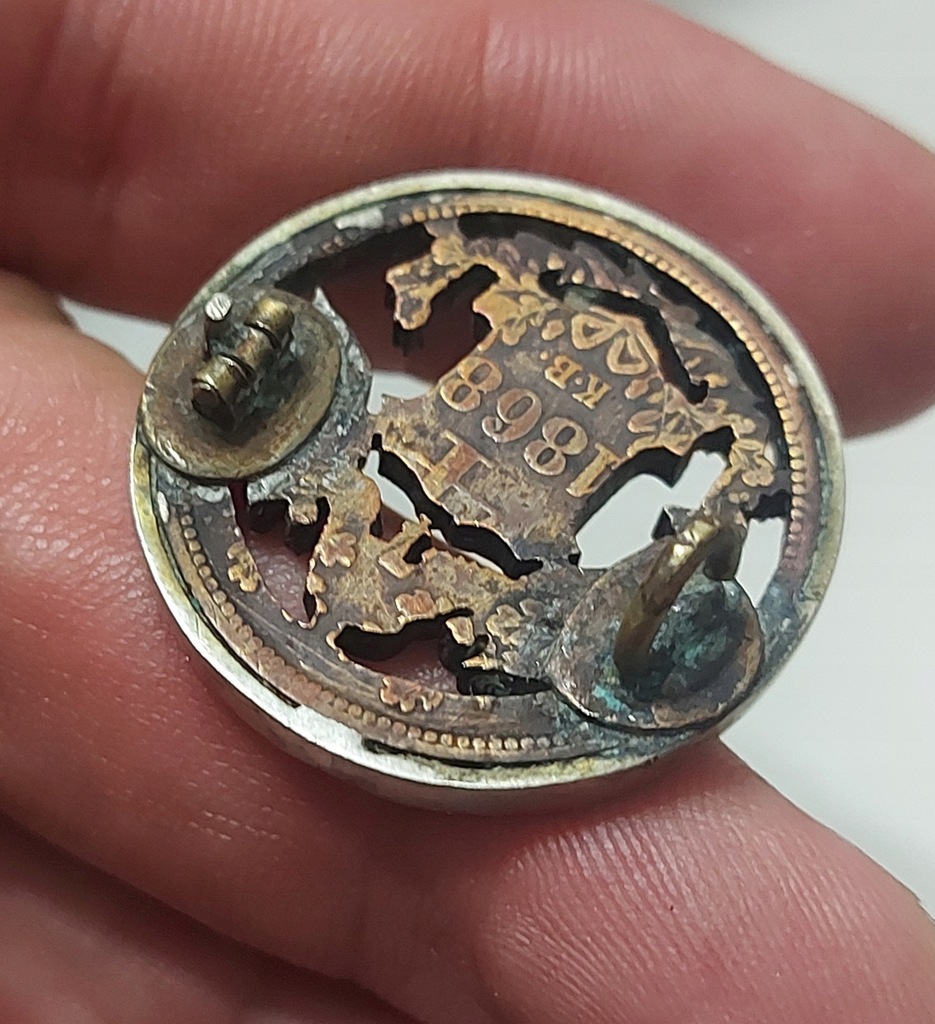 AUSTRO-WĘGRY BIŻUTERIA PATRIOTYCZNA ODZNAKA