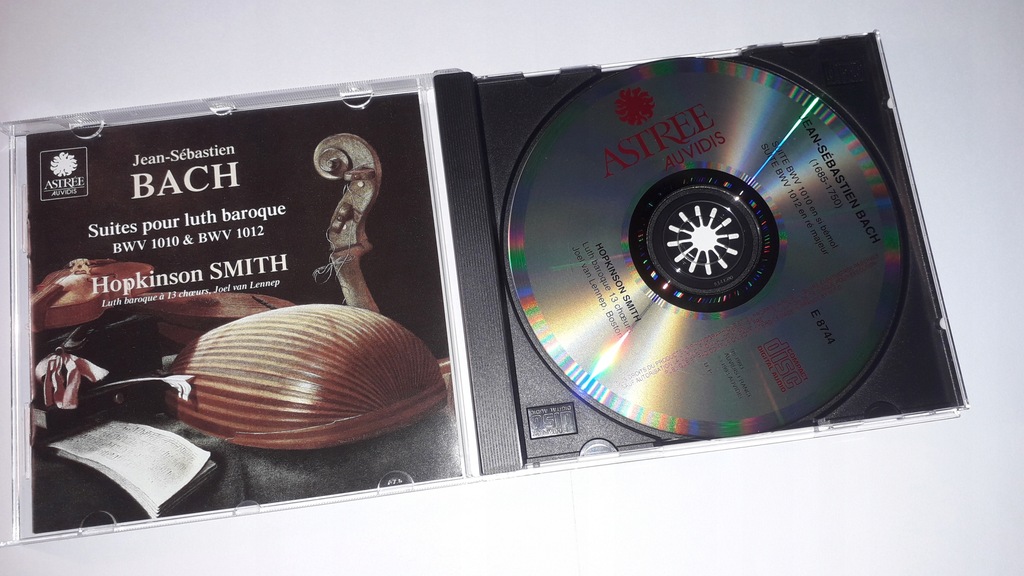 Bach - Suites pour luth baroque / H. Smith 1993