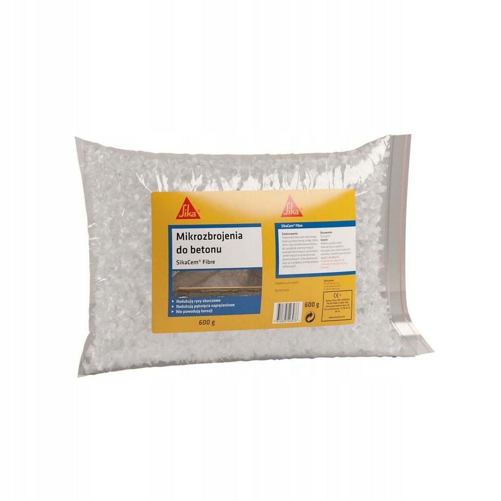 Mikrozbrojenia do betonu Sikacem Fibre-12 600 g Sika Leroy Merlin