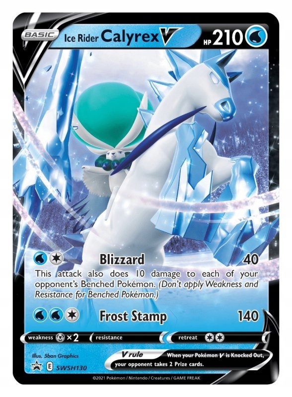 Купить Бокс-карты Pokemon TCG V от 21 августа Ice Rider Calyrex: отзывы, фото, характеристики в интерне-магазине Aredi.ru