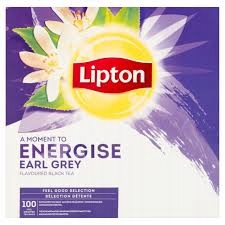 Herbata LIPTON EARL GREY 100t czarna (w kopertach)