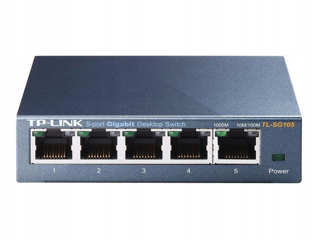 TPLINK TL-SG105 TP-Link TL-SG105 Switch 5x10/100/1000Mbps, Metal case, IEEE