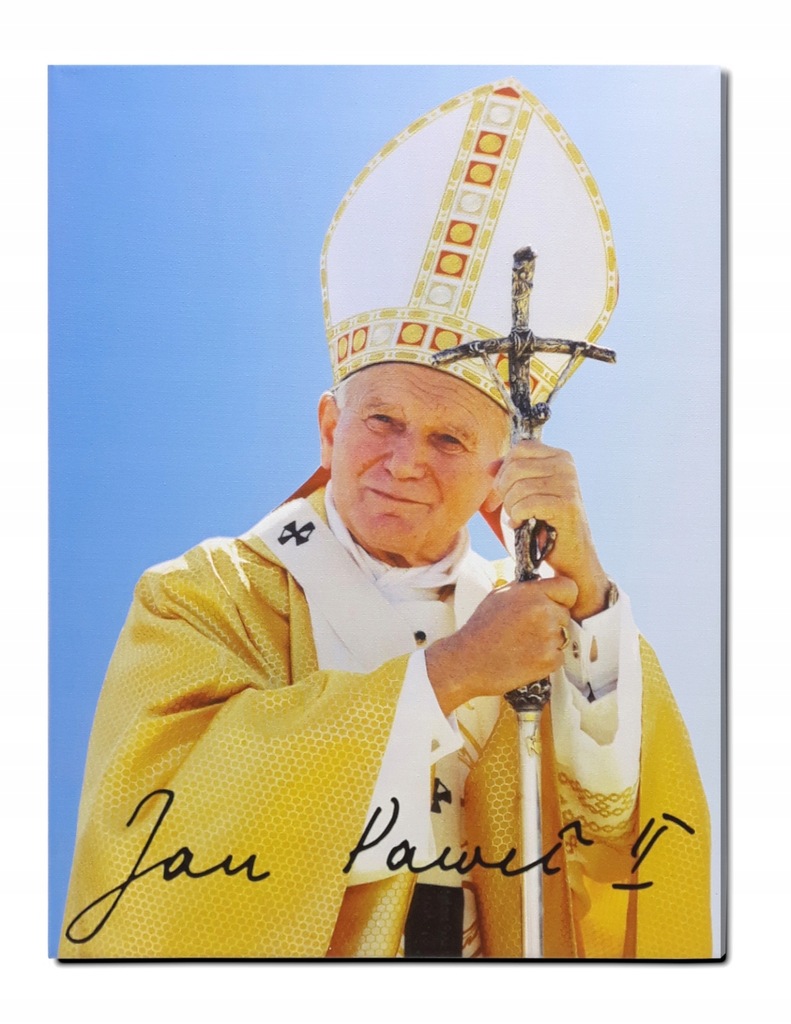Duży obraz na płótnie papież Jan Paweł II 30 x 40