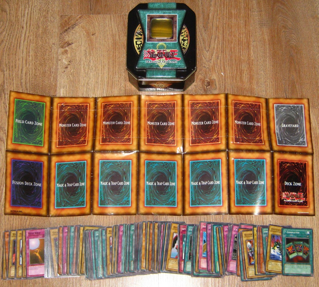 YUGIOH / METAL BOX + PLANSZA + 197 KART 12733855533 oficjalne