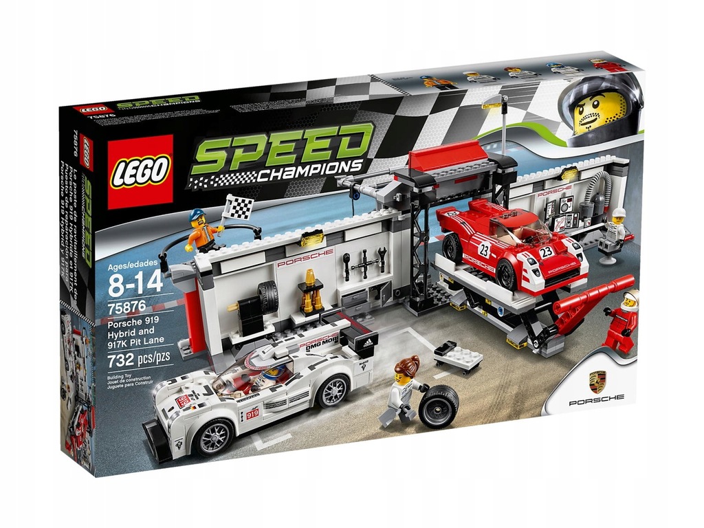 LEGO SPEED CHAMPIONS 75876 Porsche Pit Stop