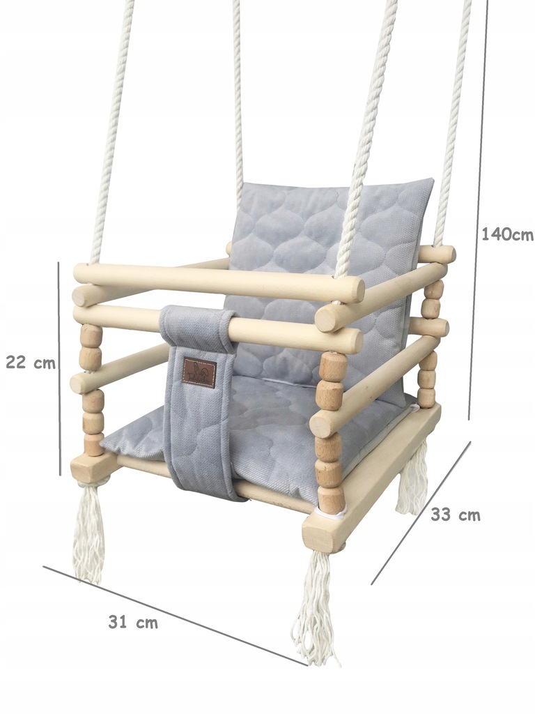 Купить Деревянные детские качели Бархатная подушка 3в1: отзывы, фото, характеристики в интерне-магазине Aredi.ru