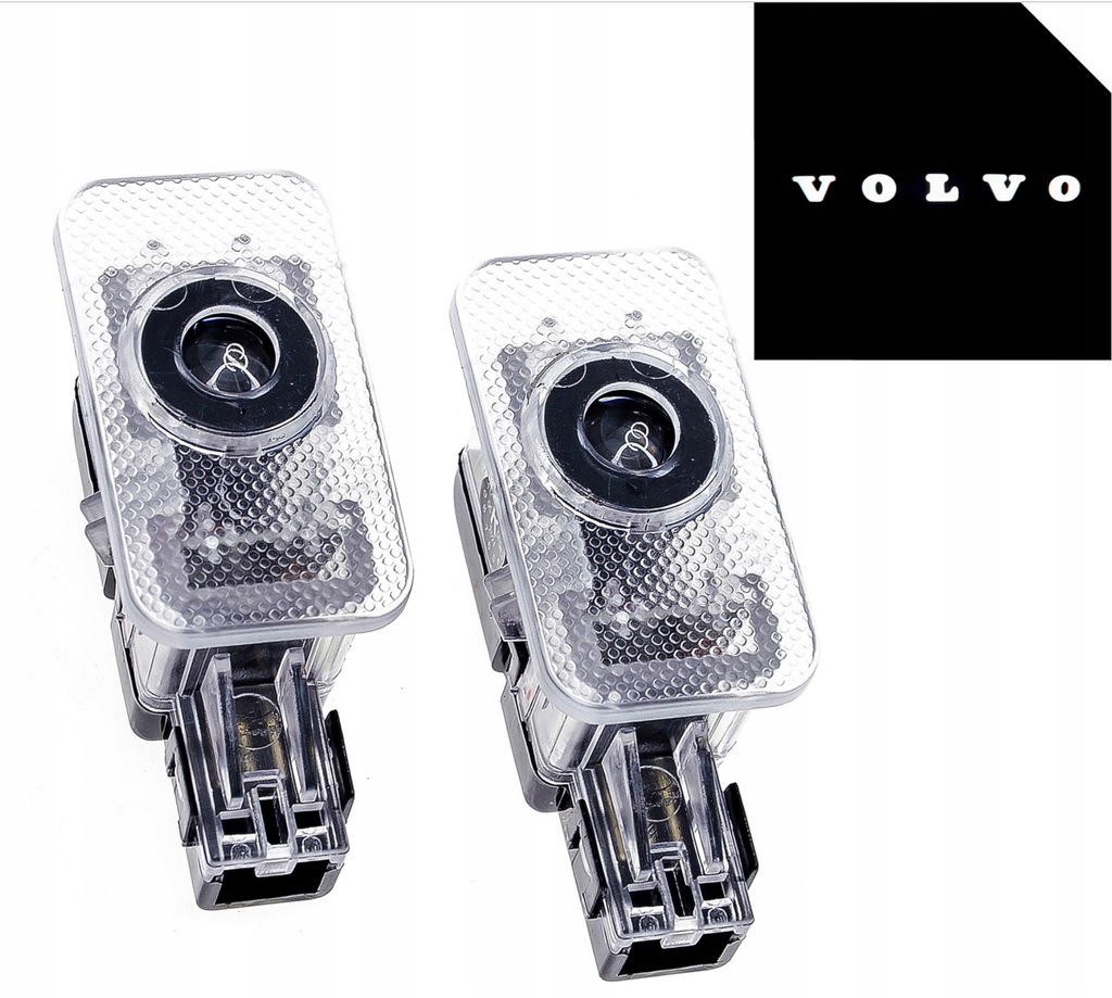 2x LED LOGO PROJEKTOR VOLVO V40 V60 V70 V90 S60 S80 S90 XC40 XC60 XC70 XC90