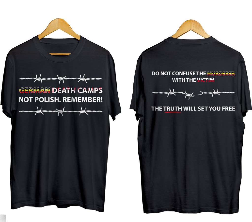 Koszulka - German Death Camps NOT POLISH (XL)