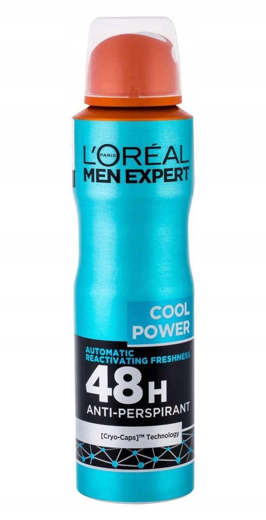 L´Oréal Paris Cool Power Men Expert 48H Antyperspirant 150ml (M) (P2)