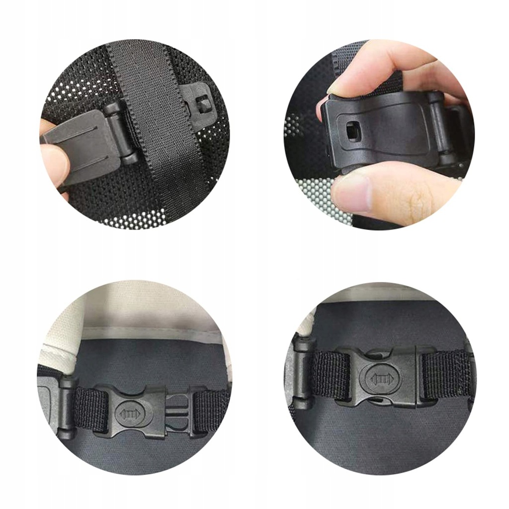 KLIPS ŁĄCZNIK PASÓW SZELEK FOTELIKA SAMOCHODOWEGO ADAPTER KLAMERKA SPINKA