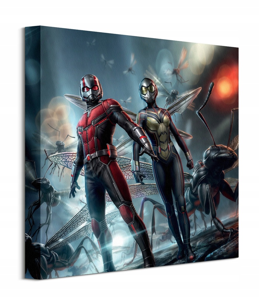 Marvel Ant-Man i Osa - obraz na płótnie 40x40 cm
