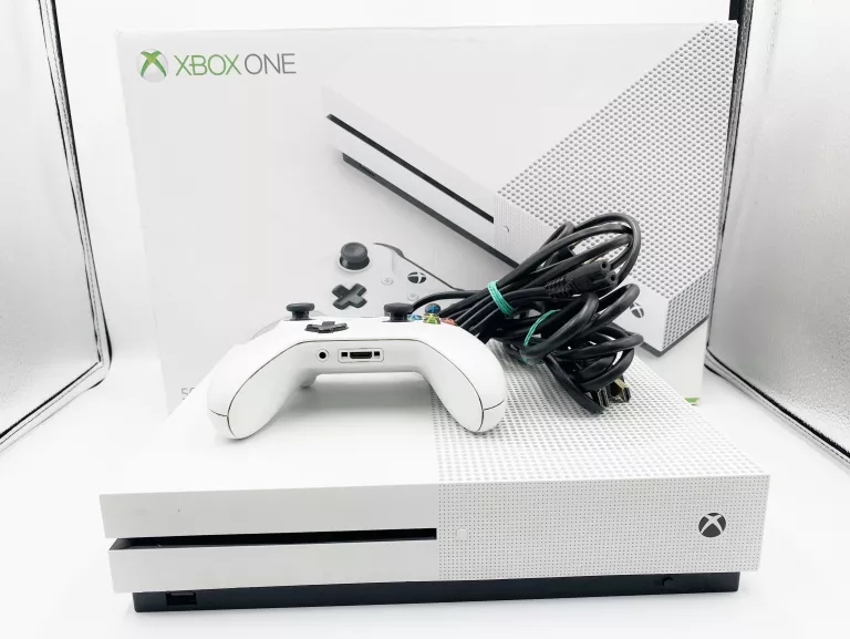 KONSOLA XBOX ONE S 1681 KOMPLET + PAD PUDEŁKO 500 GB