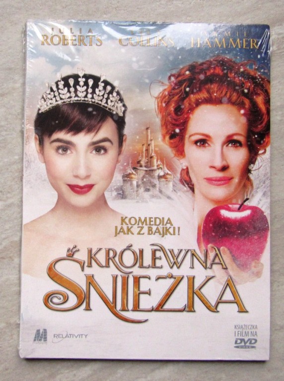 KRÓLEWNA ŚNIEŻKA * JULIA ROBERTS LILY COLLINS DVD