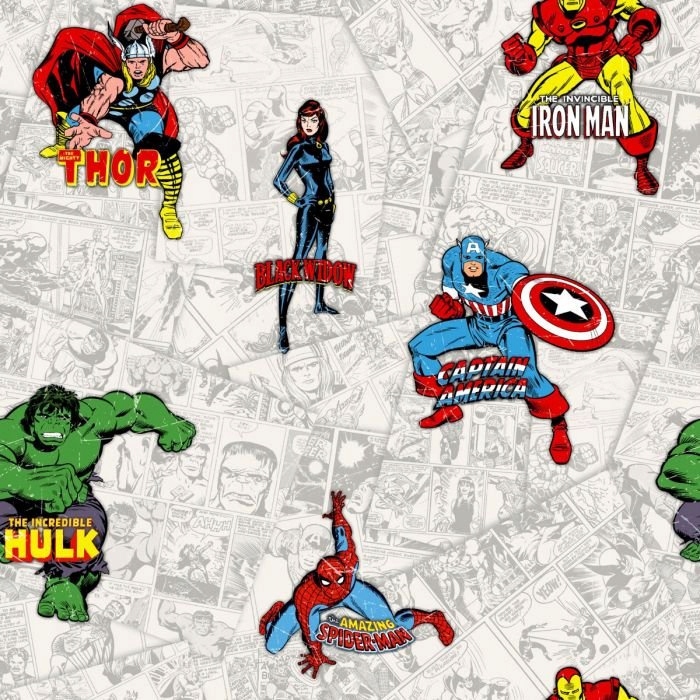 Tapeta dla dzieci - Marvel, Avengers, komiks