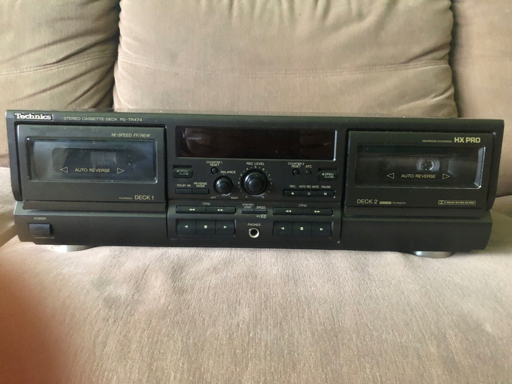 Magnetofon kasetowy Technics RS-TR474 MK.2 czarny