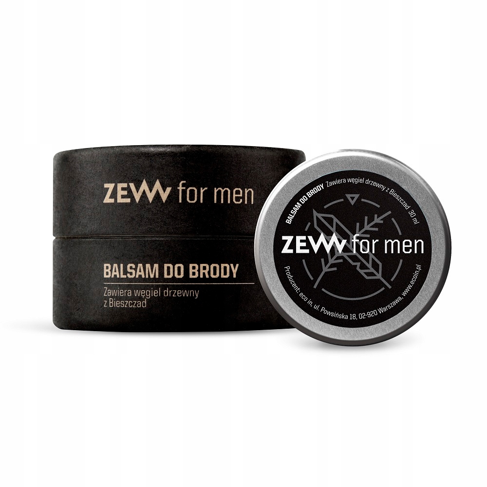 Zew For Men Balsam do brody z węglem drzewnym 30ml P1