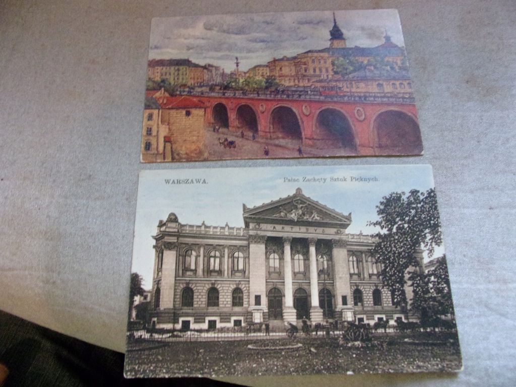 2 pocztówki WARSZAWA 1910 1920
