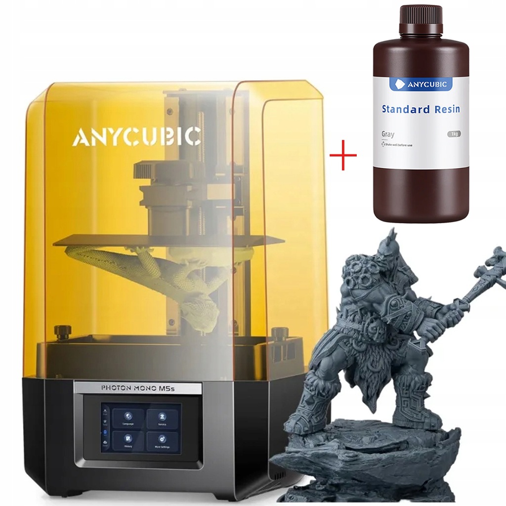 Drukarka 3D Anycubic Photon Mono M5S 10,1 cala LCD HD + żywicy