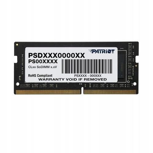 PATRIOT Pamięć PATRIOT (SODIMM\DDR4\32 GB\2666MHz\1.2V\19 CL\Single)