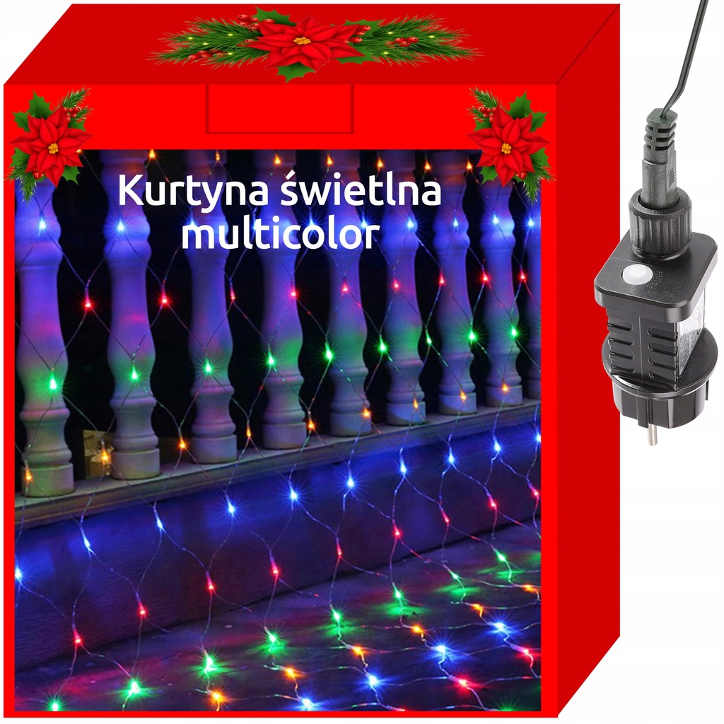 Купить Светодиодная сетка для рождественской елки, занавеска 2,6x2: отзывы, фото, характеристики в интерне-магазине Aredi.ru