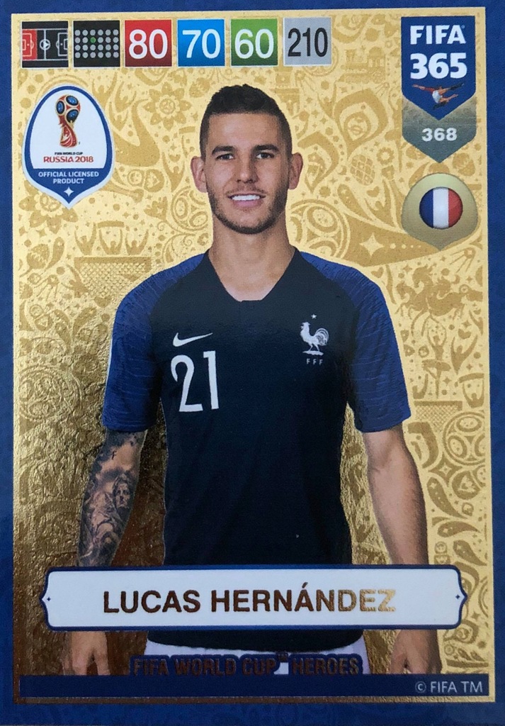 FIFA 365 2019 WORLD CUP HEROES HERNANDEZ 368