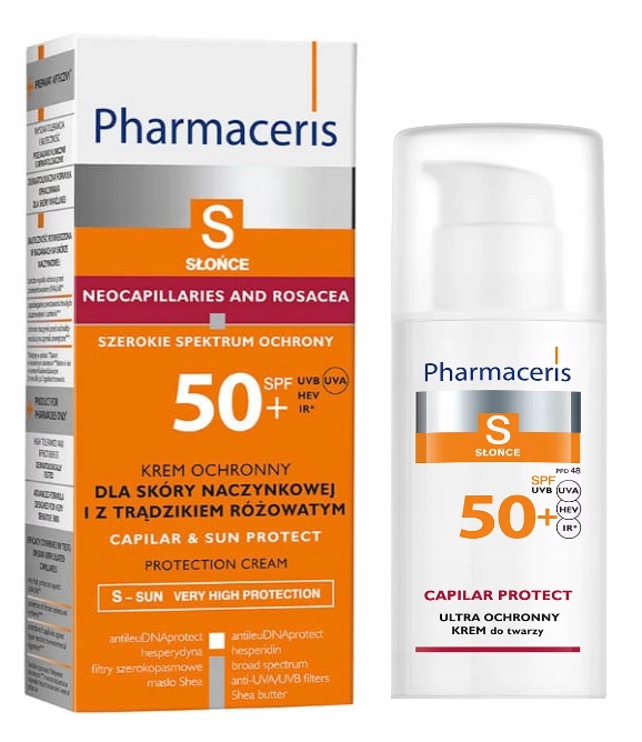 KREM DO TWARZY OCHRONNY SPF50+ Z MASŁEM SHEA I FILTREM UVA UVB PHARMACERIS