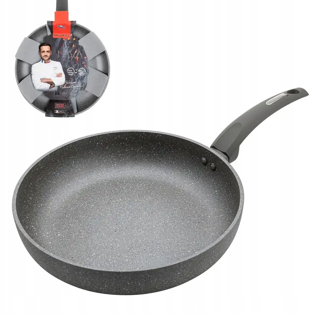 PATELNIA ALUMINIOWA LAVA STONE FLORINA 28 CM