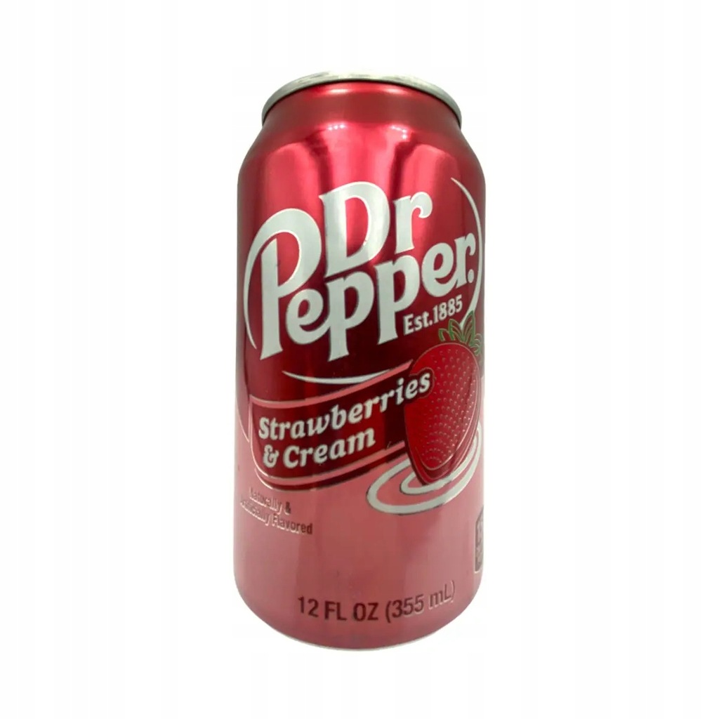 Dr Pepper Strawberries Cream 355ml USA