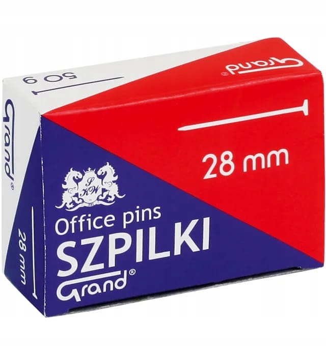 Szpilki GRAND 28 mm galwanizowane 50g