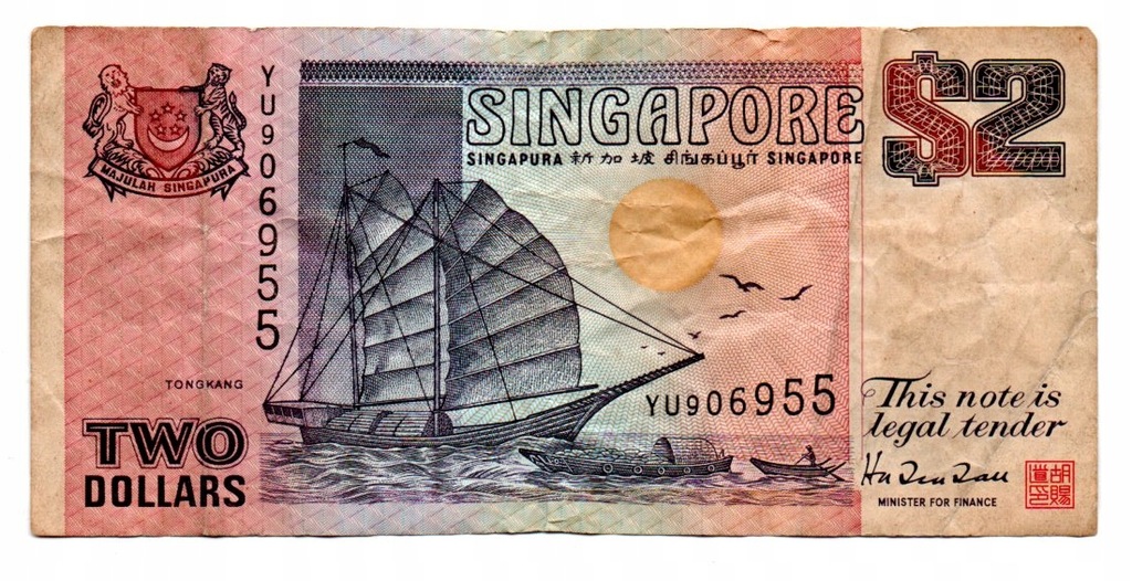 Singapur 2 $.