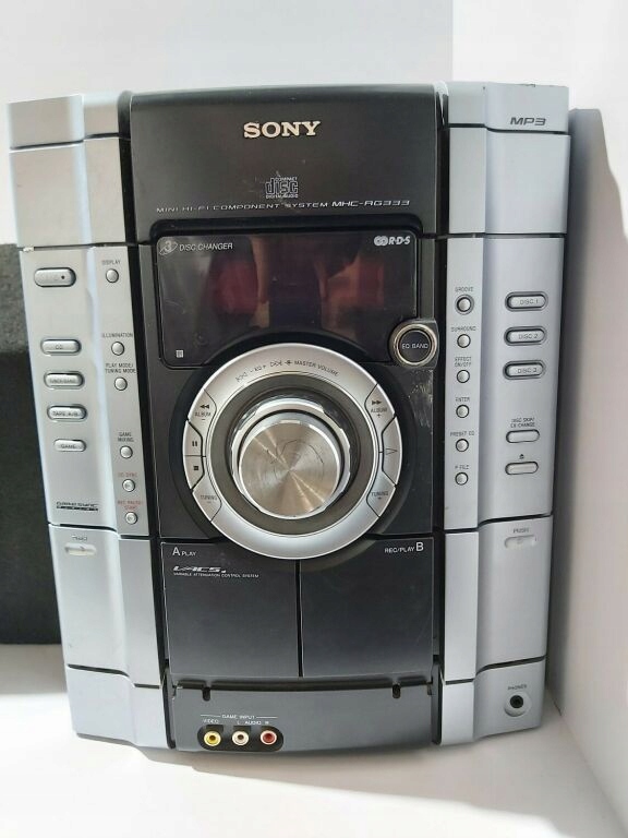 WIEŻA STEREO SONY MHC-RG333+GŁOŚNIK