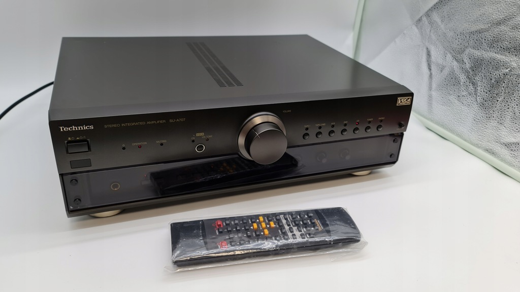 Wzmacniacz Technics SU-A707 Front ideał + pilot gw