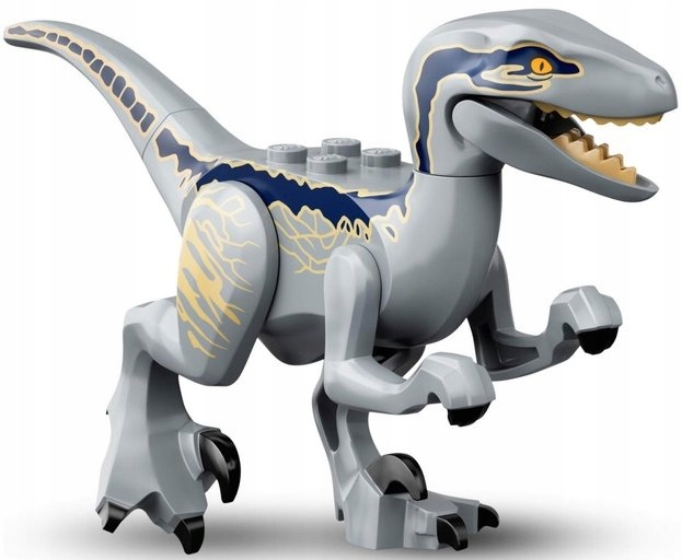 LEGO JURASSIC WORLD WELOCIRAPTOR DINO BLUE NOWY