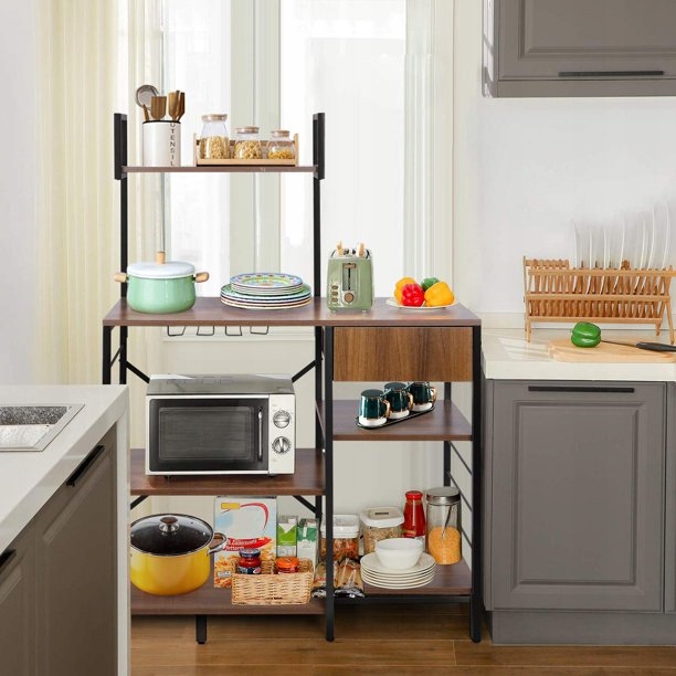 Купить КУХОННАЯ ПОЛКА СТОЯЩИЙ ШКАФ AMZDEAL LOFT 6 POLK: отзывы, фото и ...