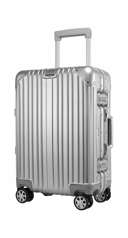 Średnia walizka aluminiowa na kółkach Kruger&M
