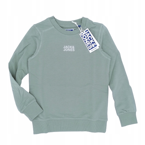 wiosenna bluza JACK & JONES klasyczna zielona 164