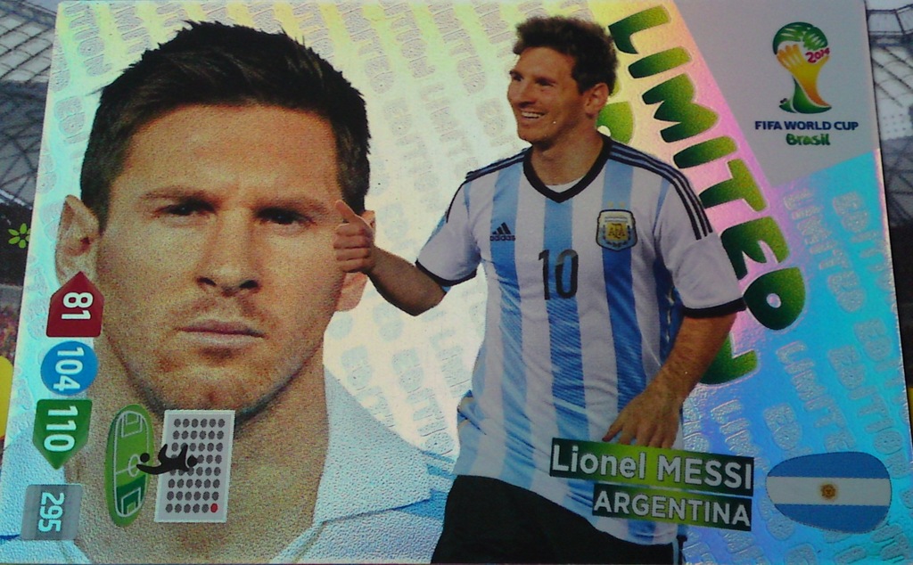 FIFA WORLD CUP BRASIL 2014 MESSI Limited Edition - 9209002621