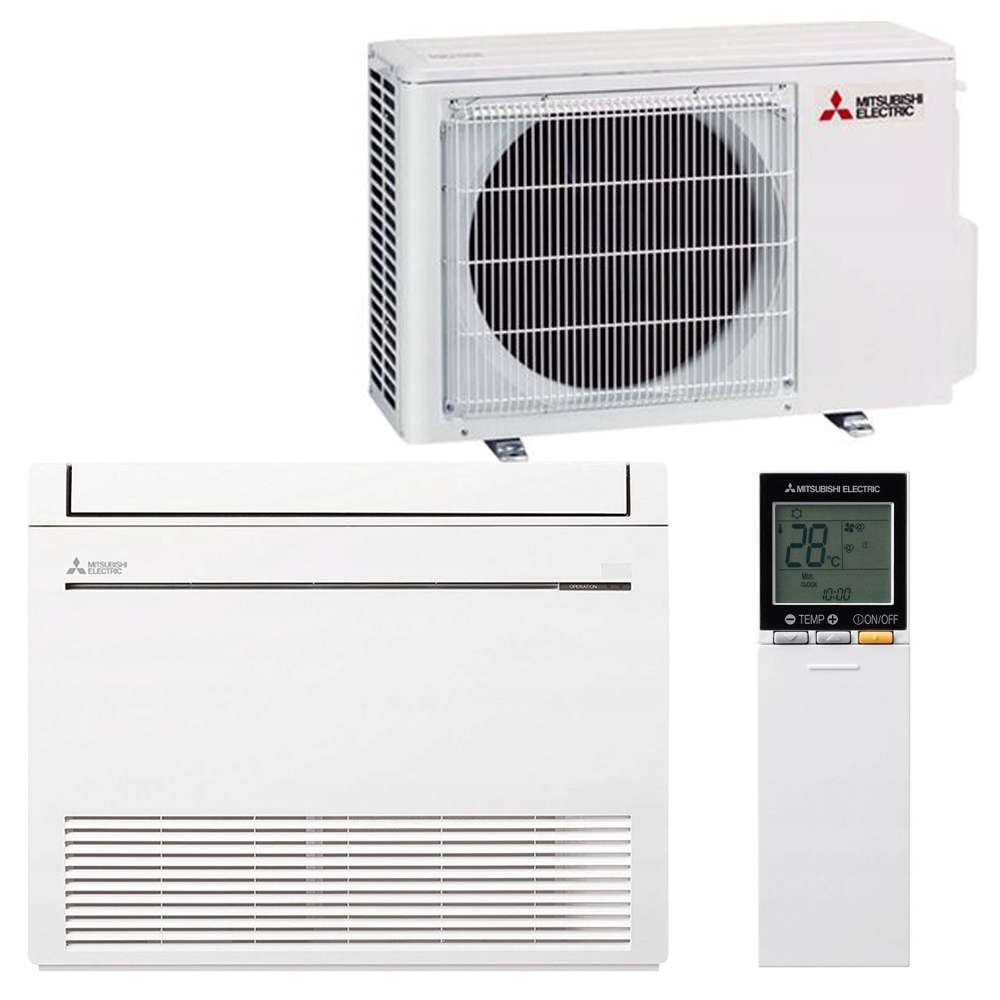 KLIMATYZATOR MITSUBISHI ELECTRIC NA PODDASZE 2,5kW