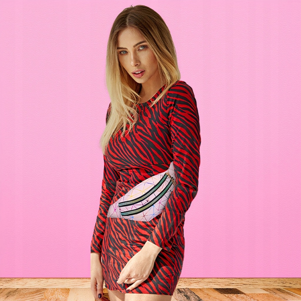 Купить Женская набедренная сумка на ремне, розовая.: отзывы, фото, характеристики в интерне-магазине Aredi.ru