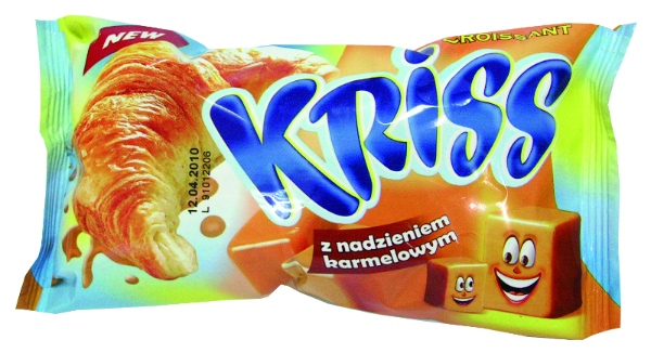 Rogalik z nadzieniem karmelowym 55g Kriss