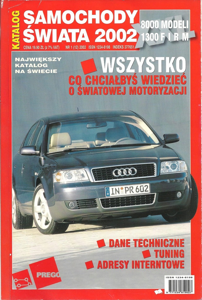 Katalog Samochody Świata 2002 380 stron