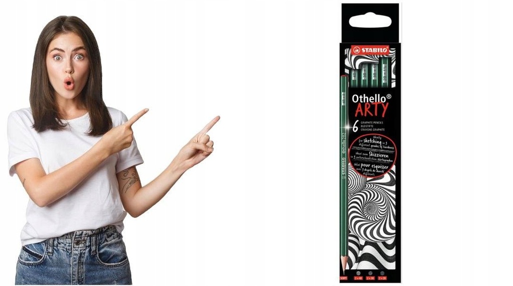 Zestaw ołówków STABILO OTHELLO MIX SOFT a-6