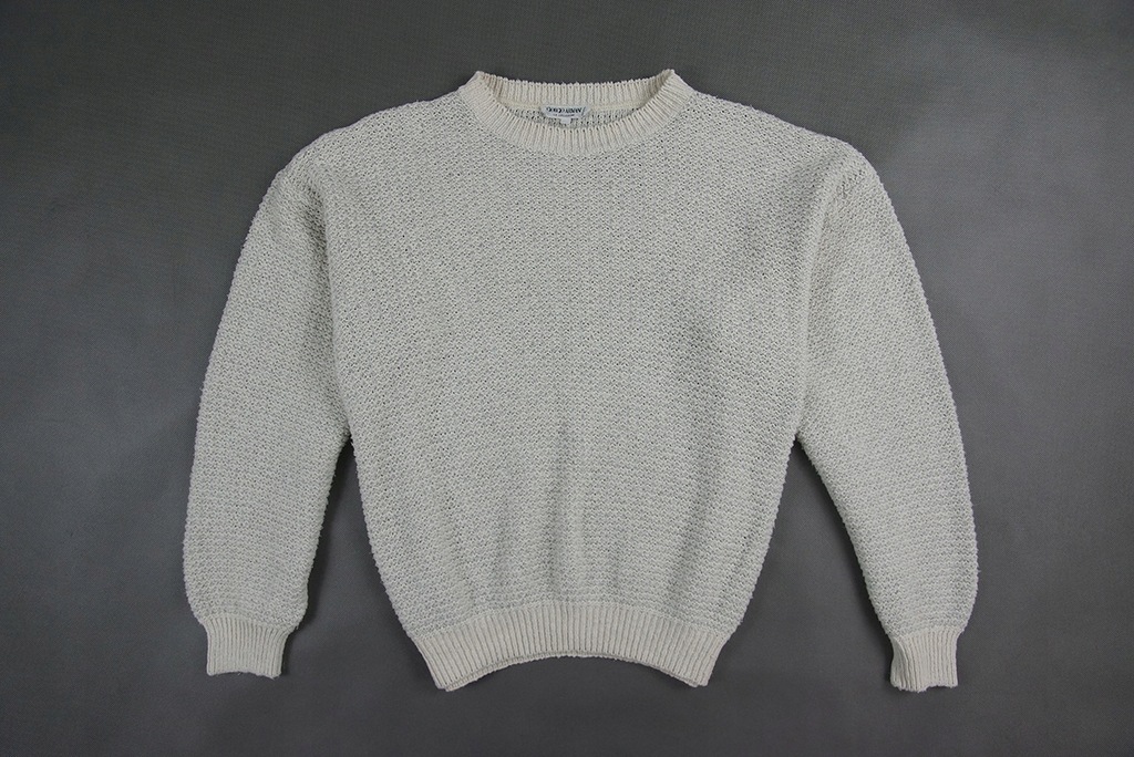 GIORGIO ARMANI - VINTAGE BOXY SWETER CREW NECK - M