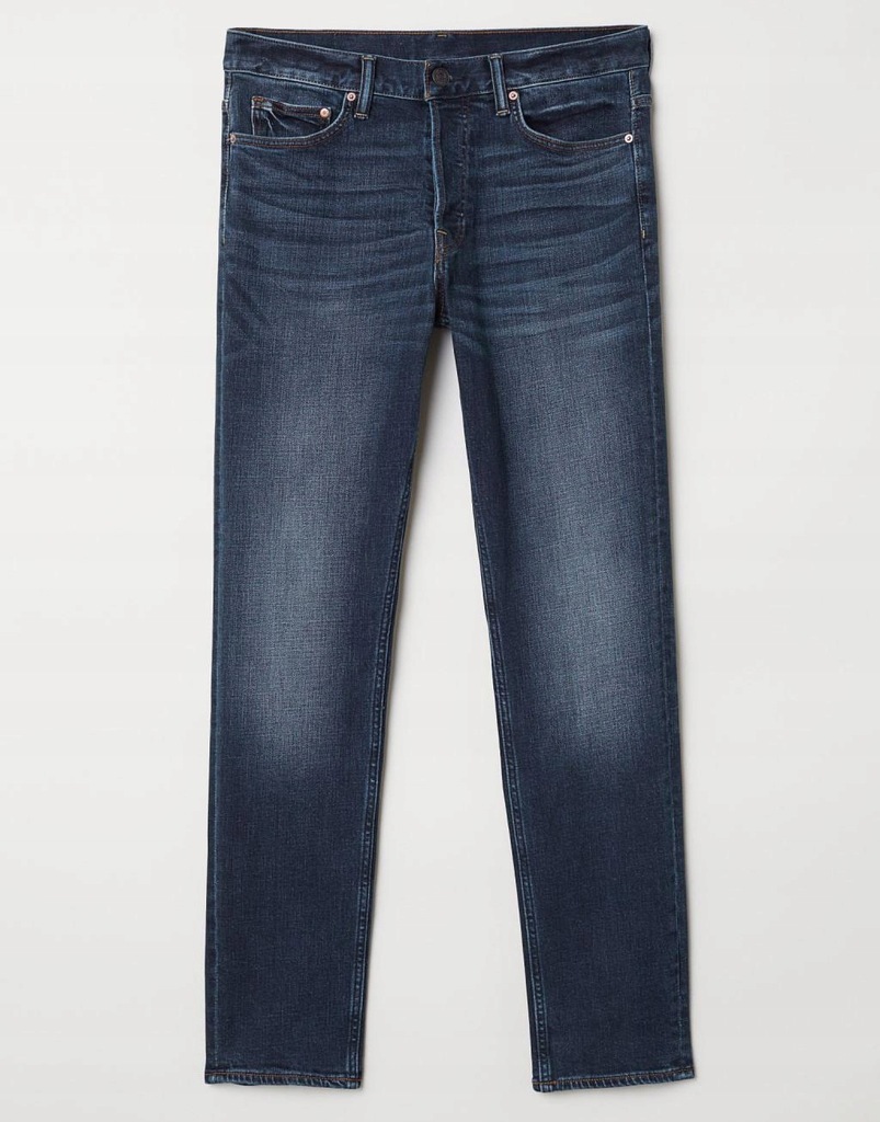 02R025 H&M__XXZ SPODNIE JEANS RURKI__W30/L32