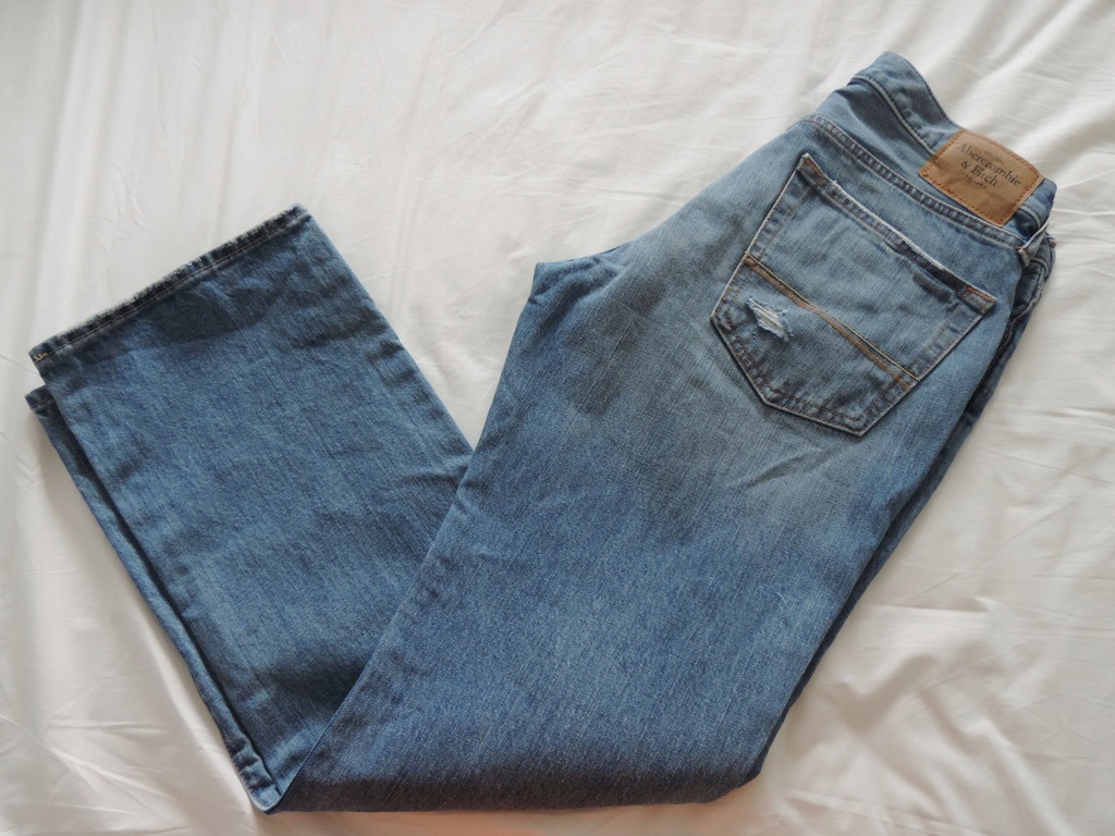 ABERCROMBIE&FITCH NEW_YORK JEANSY 32/30 PAS_90
