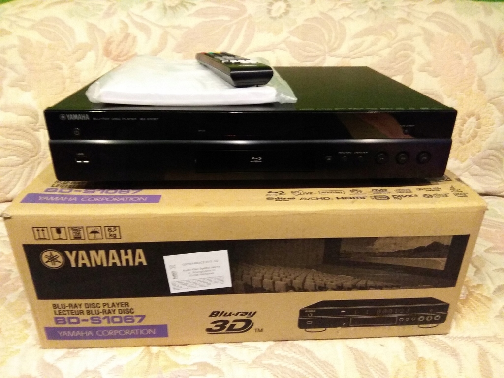 Odtwarzacz bluray Yamaha BDS1067 odtwarza sacdr 7779842021
