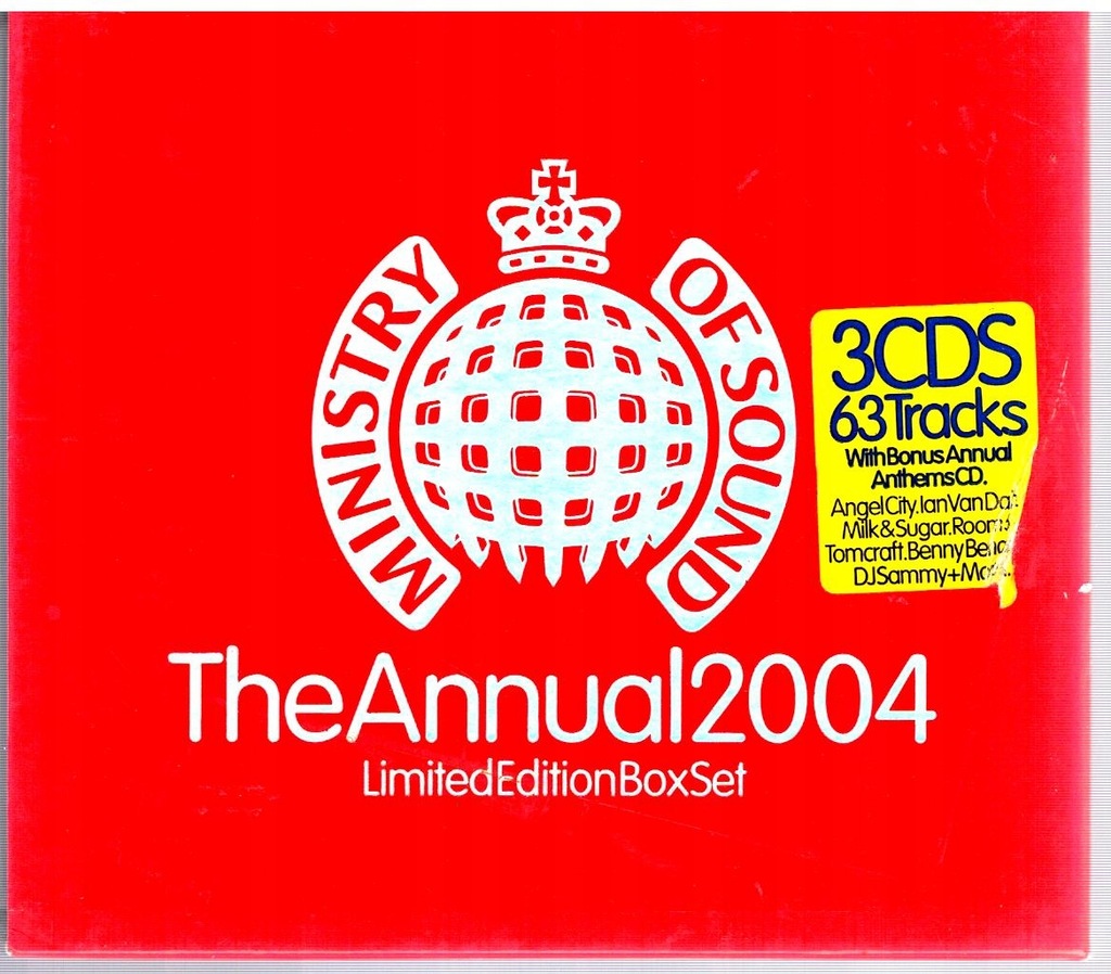 Ministry Of Sound The Annual 2004 Album Songs