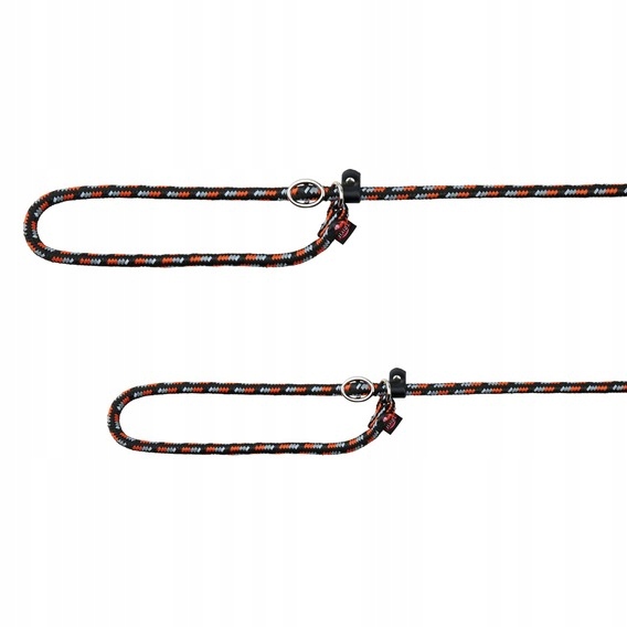 Smycz dławikowa Mountain Rope, L–XL: 1.70 m/ř 13 mm, czarno/pomarańczowa