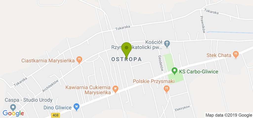 Działka Gliwice, Ostropa, 500,00 m²