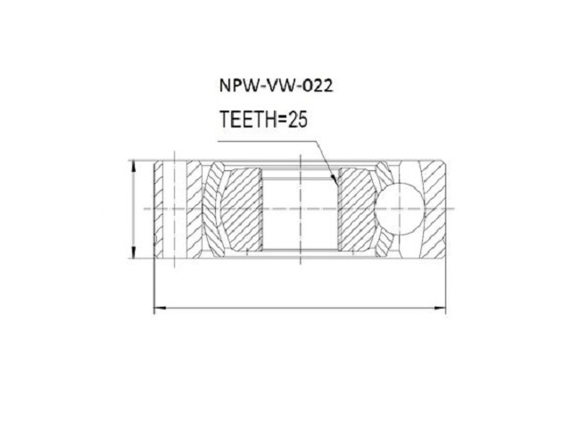 Przegub Wału Napędowego Audi A4 B5 A6 C5 A8 7261005880